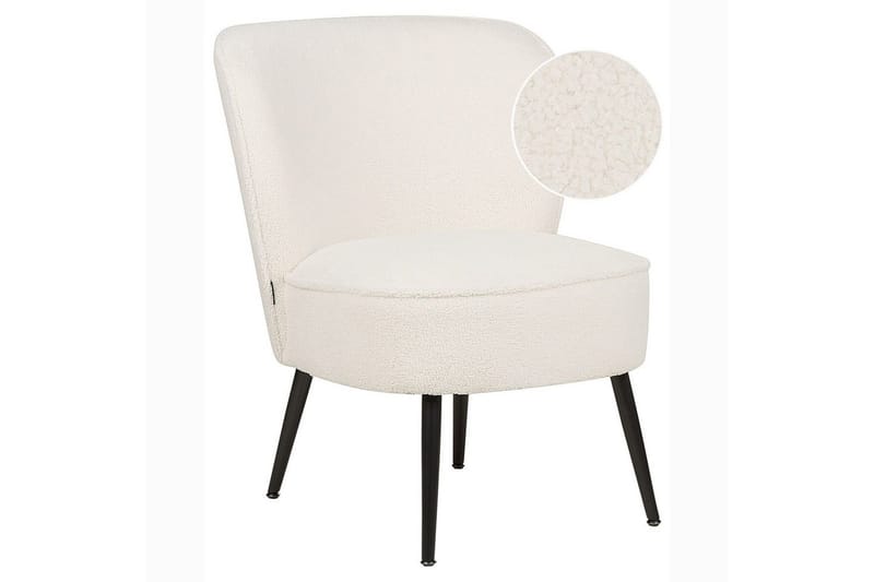 Lenestol Voss - Hvit, Svart - Møbler - Stoler & lenestoler - Lenestoler - Lenestoler uten armlene