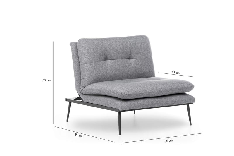 Bramelia Fåtölj - Grå - Møbler - Stoler & lenestoler - Lenestoler - Lenestoler uten armlene