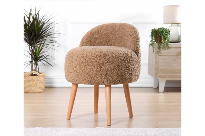 Brookings Lenestol 48 cm - Brun - Møbler - Stoler & lenestoler - Lenestoler - Lenestoler uten armlene