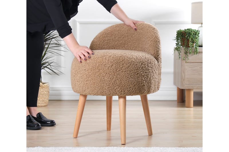 Brookings Lenestol 48 cm - Brun - Møbler - Stoler & lenestoler - Lenestoler - Lenestoler uten armlene