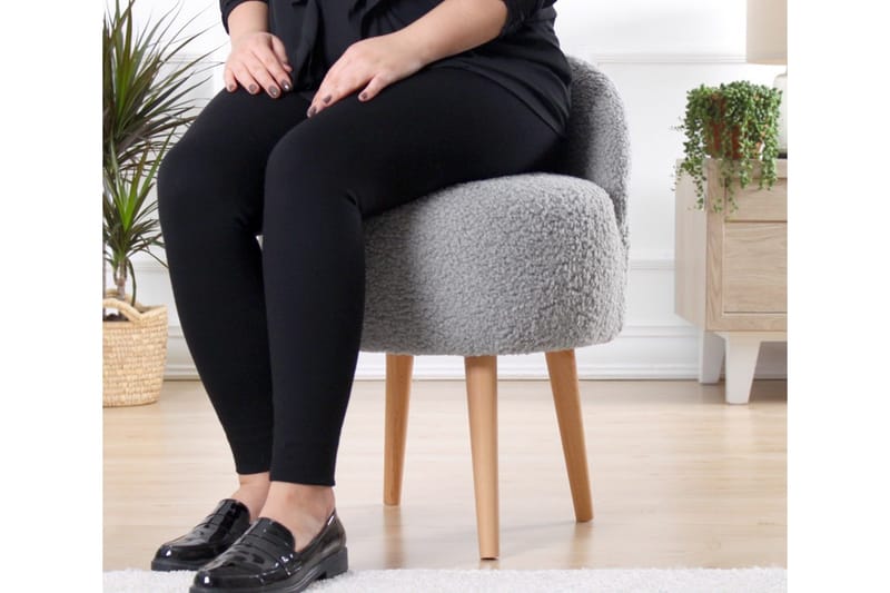 Brookings Lenestol 48 cm - Grå - Møbler - Stoler & lenestoler - Lenestoler - Lenestoler uten armlene