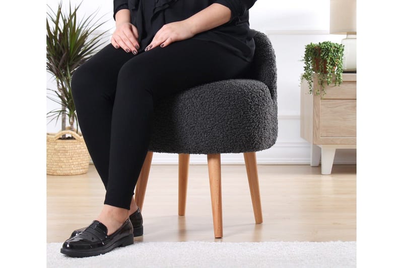 Brookings Lenestol 48 cm - Mørkegrå - Møbler - Stoler & lenestoler - Lenestoler - Lenestoler uten armlene