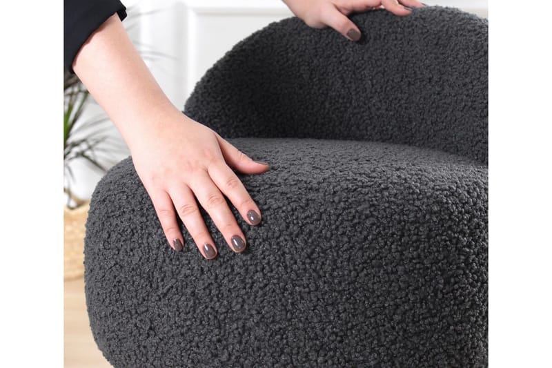 Brookings Lenestol 48 cm - Mørkegrå - Møbler - Stoler & lenestoler - Lenestoler - Lenestoler uten armlene