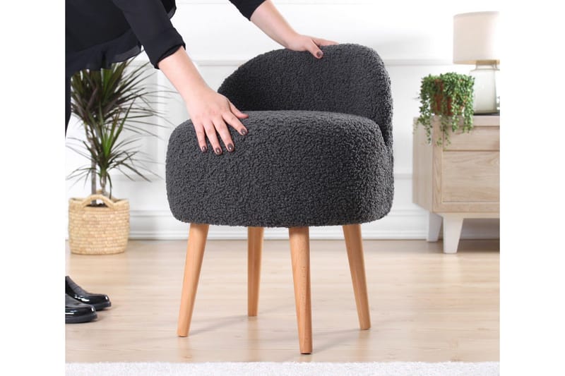 Brookings Lenestol 48 cm - Mørkegrå - Møbler - Stoler & lenestoler - Lenestoler - Lenestoler uten armlene