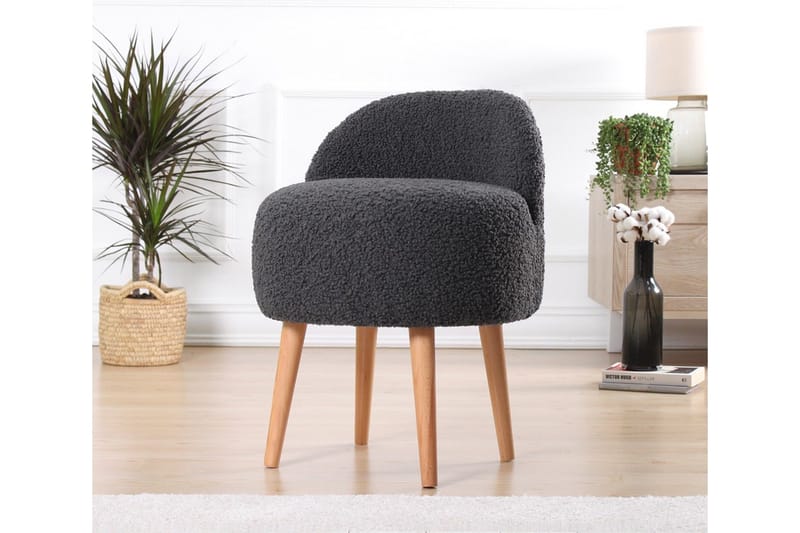 Brookings Lenestol 48 cm - Mørkegrå - Møbler - Stoler & lenestoler - Lenestoler - Lenestoler uten armlene