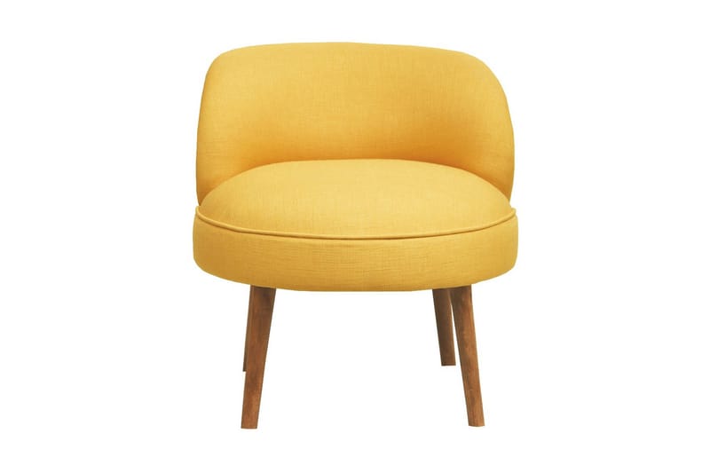 Ciraulo Lenestol med Armlene - Gul - Møbler - Stoler & lenestoler - Lenestoler - Lenestoler uten armlene