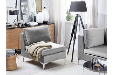 Evja 1-seters modul - Fløyel/Grå - Møbler - Stoler & lenestoler - Lenestoler - Lenestoler uten armlene