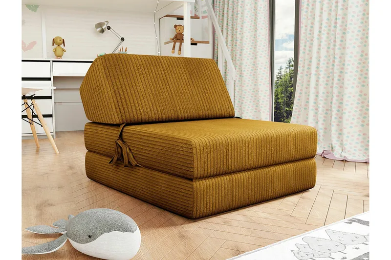 Kintore Fåtölj Dark yellow - Møbler - Stoler & lenestoler - Lenestoler - Sovestol