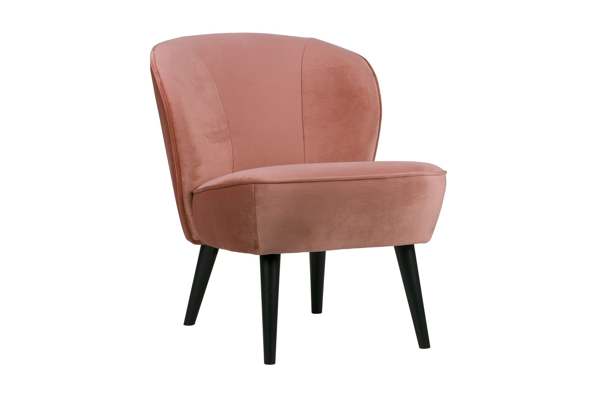 Serra Fløyelslenestol - Rosa