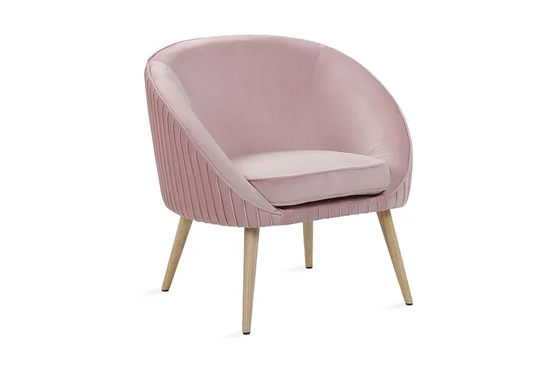 Skaten Fløyelslenestol, Rosa