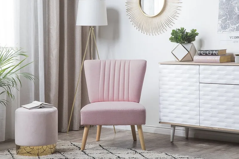 VAASA Lenestol - Rosa - Møbler - Stoler & lenestoler - Lenestoler - Lenestoler uten armlene