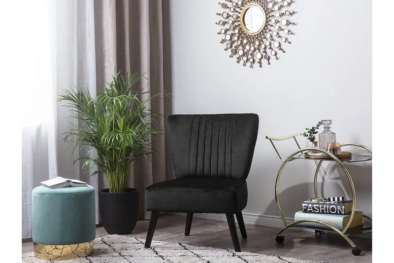 VAASA Lenestol - Svart - Møbler - Stoler & lenestoler - Lenestoler - Lenestoler uten armlene