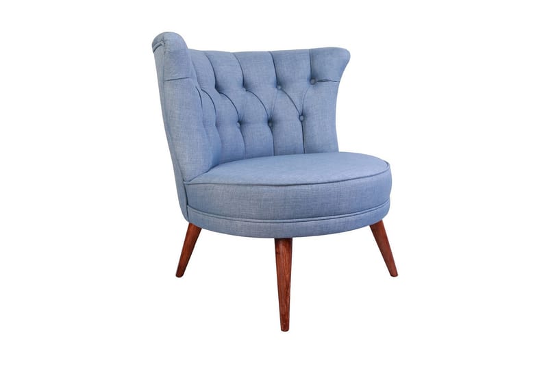 Vollbracht Lenestol - Blå - Møbler - Stoler & lenestoler - Lenestoler - Lenestoler uten armlene