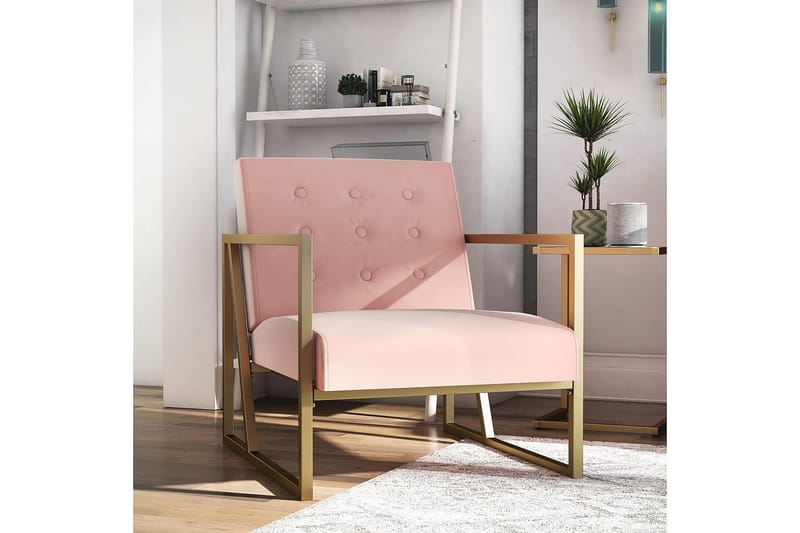 Lexington Loungestol Rosa - CosmoLiving - Møbler - Stoler & lenestoler - Lenestoler