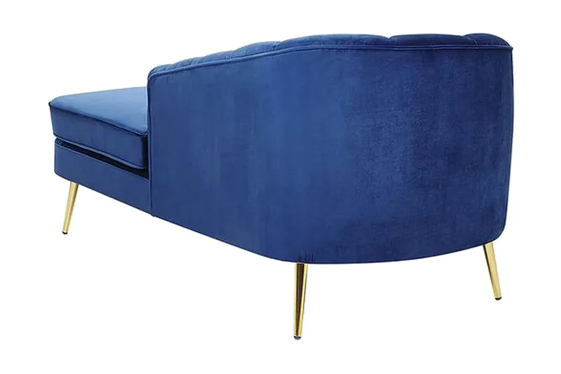 Allier Sjeselong Venstre - Fløyel/Koboltblå - Møbler - Stoler & lenestoler - Lenestoler - Liggestol