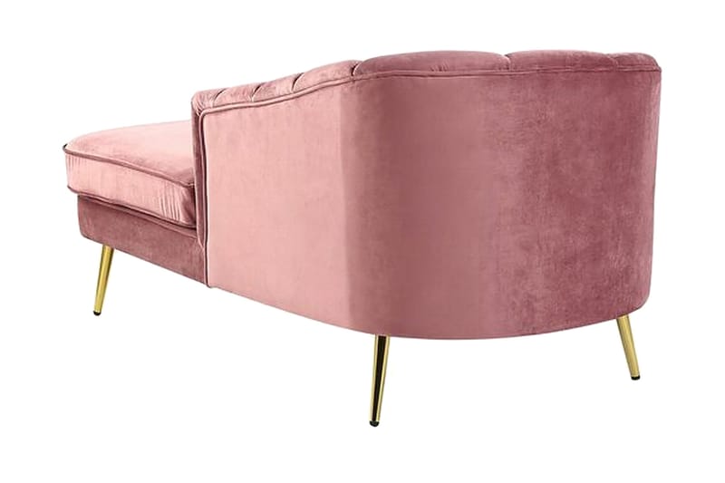 Allier Sjeselong Venstre - Fløyel/Rosa - Møbler - Stoler & lenestoler - Lenestoler - Liggestol