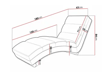 Kintore hvilestol 62 cm - Møbler - Stoler & lenestoler - Lenestoler - Liggestol