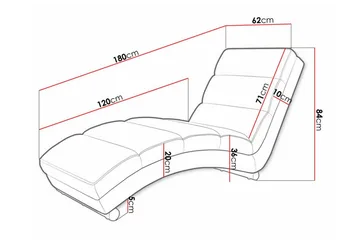 Kintore hvilestol 62 x 84 cm - Møbler - Stoler & lenestoler - Lenestoler - Liggestol