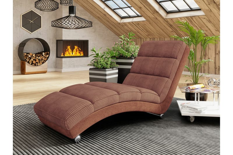 Kintore Liggfåtölj 62 cm 84x Brown - Møbler - Stoler & lenestoler - Lenestoler - Liggestol