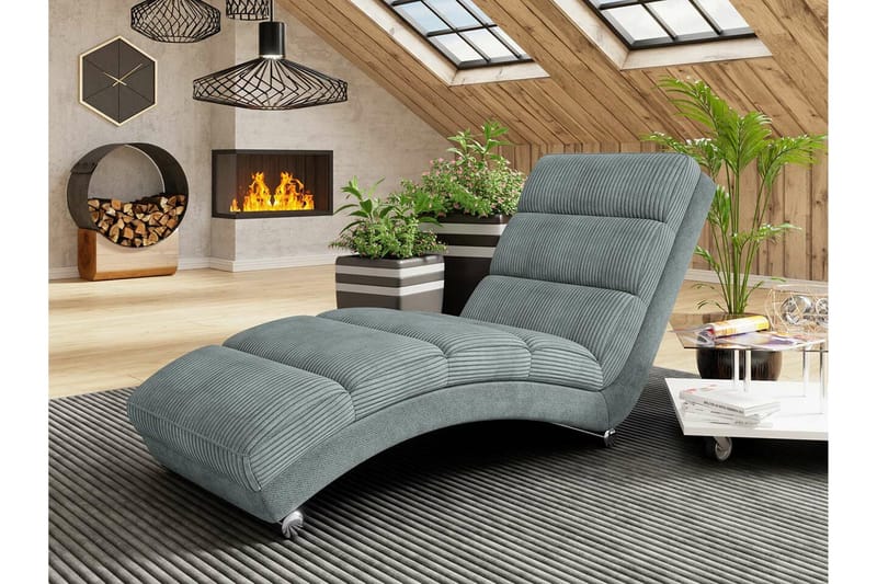 Kintore Liggfåtölj 62 cm 84x Dark grey - Møbler - Stoler & lenestoler - Lenestoler - Liggestol