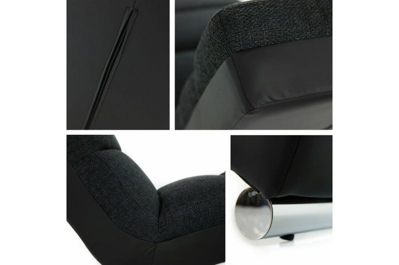Kintore Liggfåtölj 62 cm 84x NO_BRAND Dark grey - Møbler - Stoler & lenestoler - Lenestoler - Liggestol