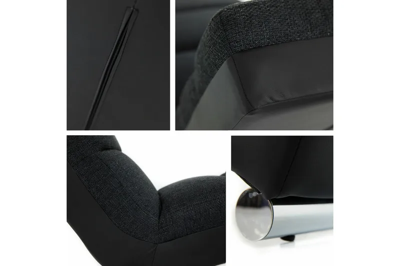 Kintore Liggfåtölj 62 cm NO_BRAND Black - Møbler - Stoler & lenestoler - Lenestoler - Liggestol