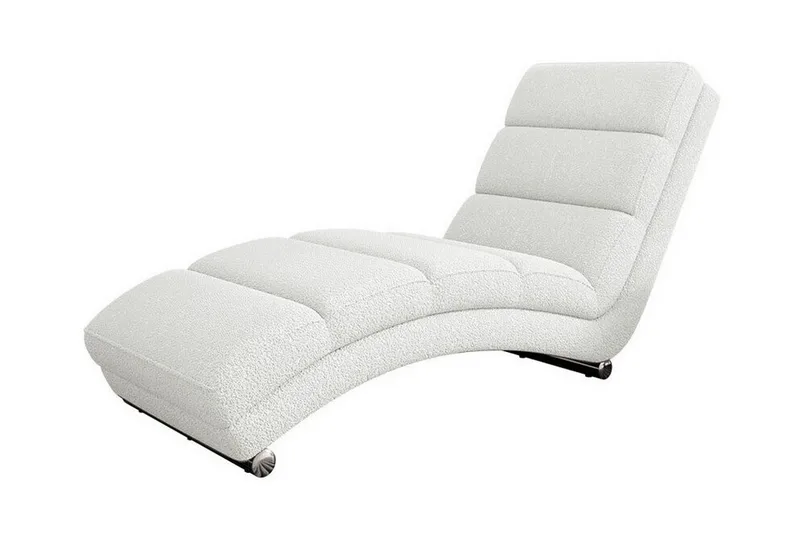 Kintore Liggfåtölj 62 cm NO_BRAND White - Møbler - Stoler & lenestoler - Lenestoler - Liggestol