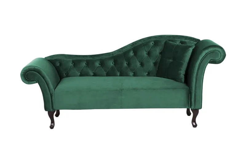 Lattes Sjeselong Høyre, Fløyel/Grønn