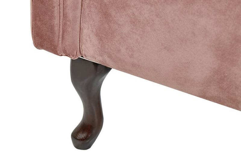 Lattes Sjeselong Høyre - Fløyel/Rosa - Møbler - Stoler & lenestoler - Lenestoler - Liggestol