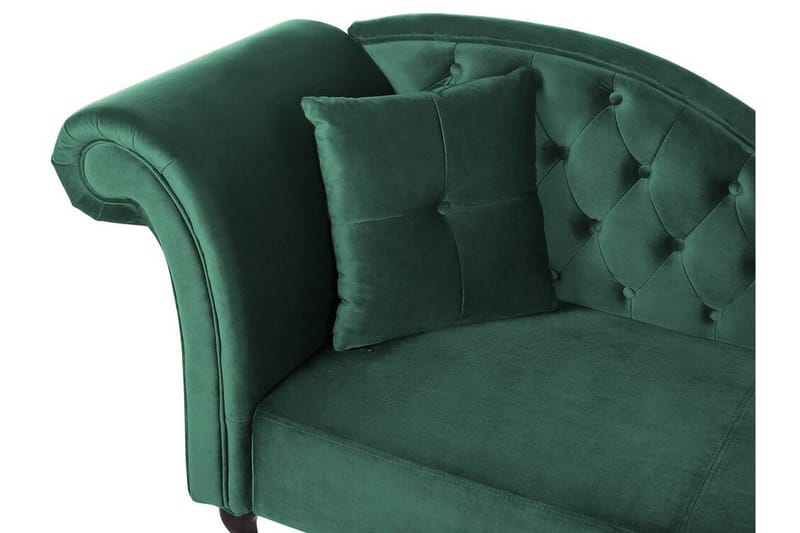 Lattes Sjeselong Venstre - Fløyel/Grønn - Møbler - Stoler & lenestoler - Lenestoler - Liggestol