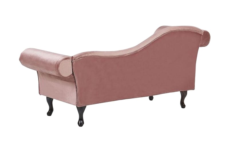 Lattes Sjeselong Venstre - Fløyel/Rosa - Møbler - Sofaer - Dagsenger