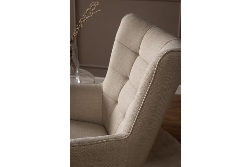 Ravinda Liggestol - Beige - Møbler - Stoler & lenestoler - Lenestoler - Ørelappstol