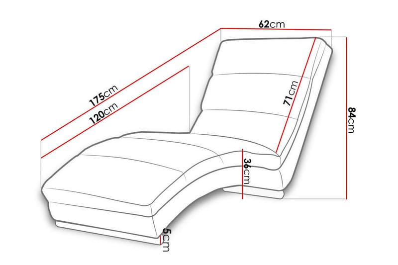 Regalado Hvilestol - Møbler - Stoler & lenestoler - Lenestoler - Sjeselonglenestol & divanlenestol