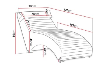 Staffin Liggestol 73 cm - Mørkegrønn - Møbler - Stoler & lenestoler - Lenestoler - Liggestol