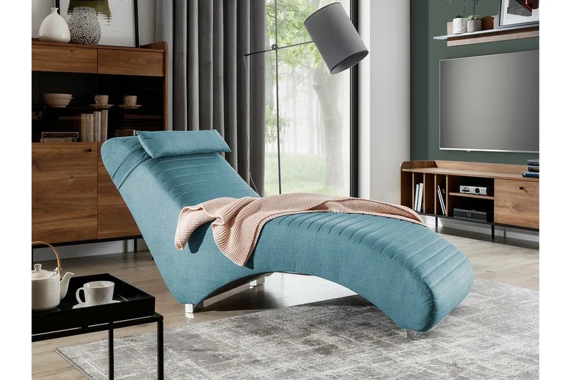 Staffin Liggfåtölj 73 cm Light Blue/Dark Blue - Møbler - Stoler & lenestoler - Lenestoler - Liggestol