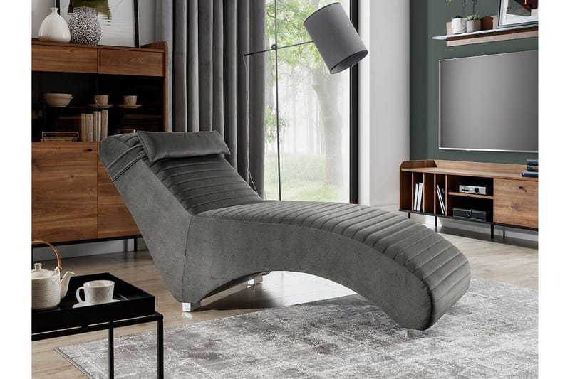 Staffin Liggfåtölj 73 cm NO_BRAND Dark grey - Møbler - Stoler & lenestoler - Lenestoler - Liggestol
