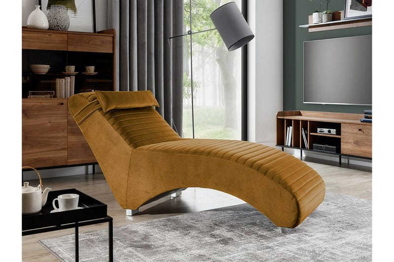 Staffin Liggfåtölj 73 cm Yellow - Møbler - Stoler & lenestoler - Lenestoler - Liggestol