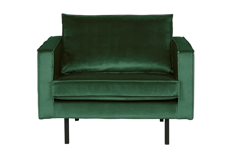 Lissbon Fløyelslenestol, Grønn