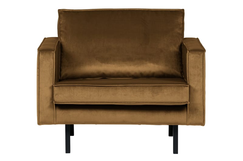 Lissbon Fløyelslenestol - Honninggul - Møbler - Stoler & lenestoler - Lenestoler