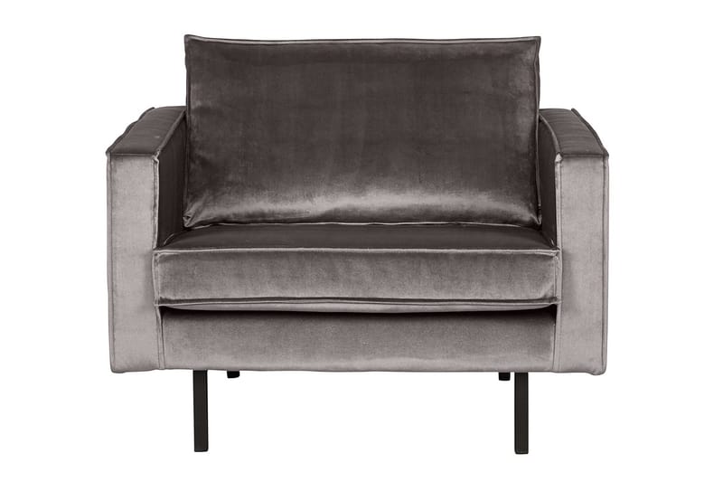 Lissbon Fløyelslenestol - Taupe - Møbler - Stoler & lenestoler - Lenestoler