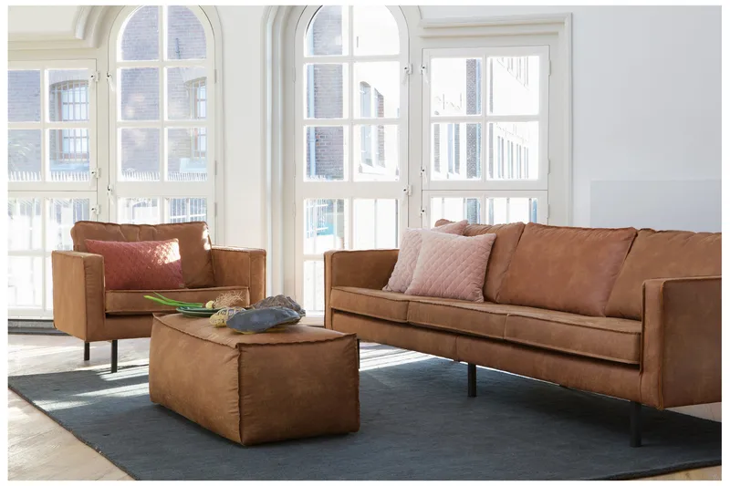 Lissbon Lenestol - Cognac - Møbler - Stoler & lenestoler - Lenestoler