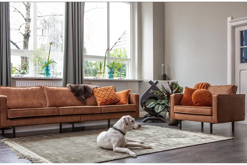 Lissbon Lenestol - Cognac - Møbler - Stoler & lenestoler - Lenestoler