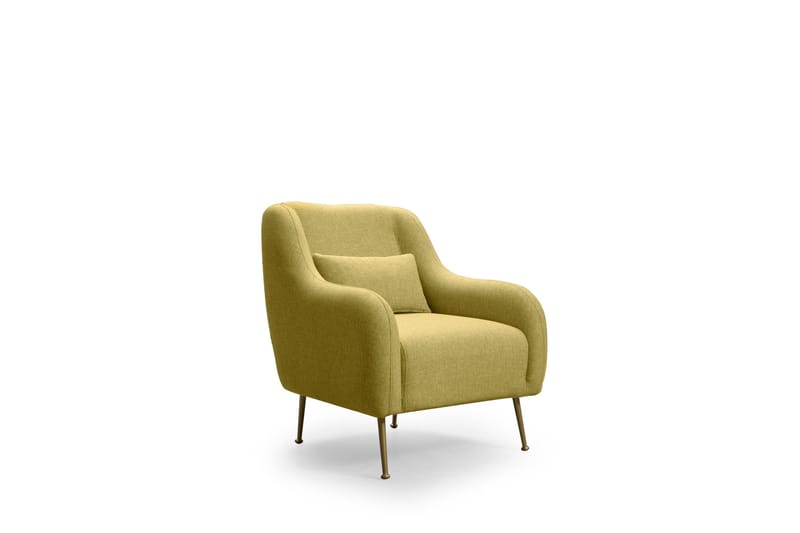 Longbush Lenestol - Gul - Møbler - Stoler & lenestoler - Lenestoler