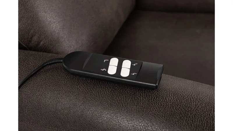 Lunaro reclinerlenestol elektrisk - Brun - Møbler - Stoler & lenestoler - Lenestoler - Recliner & kinostol