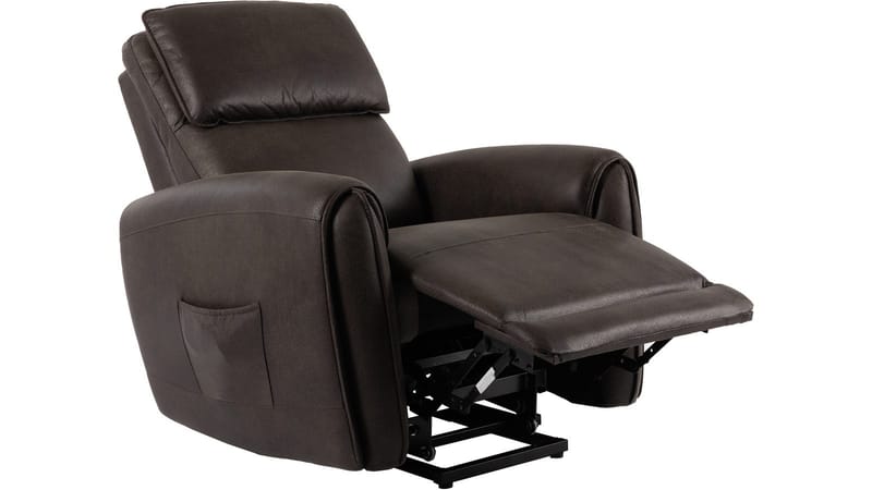 Lunaro reclinerlenestol elektrisk - Brun - Møbler - Stoler & lenestoler - Lenestoler - Recliner & kinostol