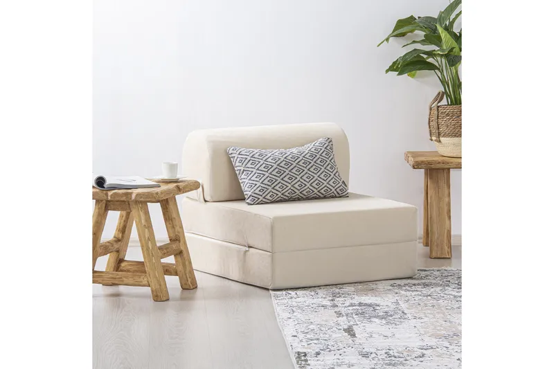 Magaria Sovesofa Lenestol - Beige - Møbler - Stoler & lenestoler - Lenestoler - Sovestol