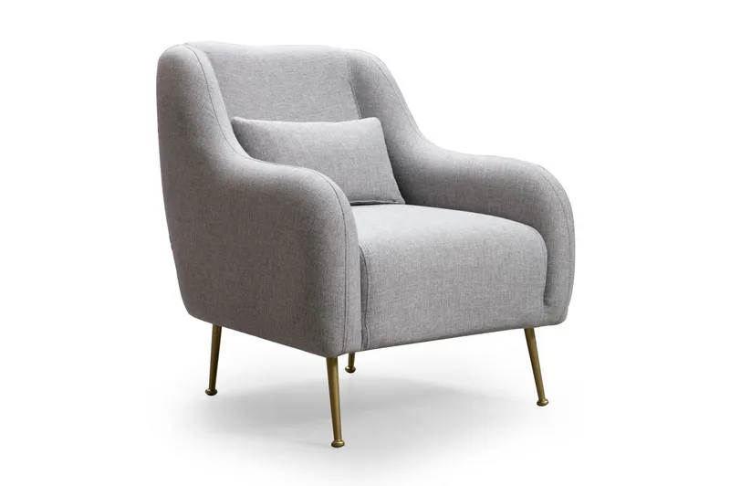 Makiylah Lenestol med Armlene, Grå