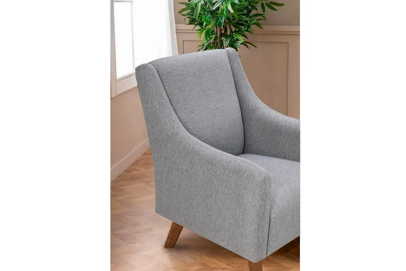 Malkiat Lenestol - Grå - Møbler - Stoler & lenestoler - Lenestoler