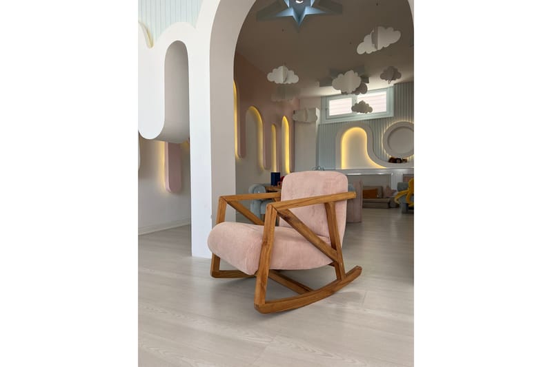 Mamuni Lenestol - Rosa - Møbler - Stoler & lenestoler - Lenestoler