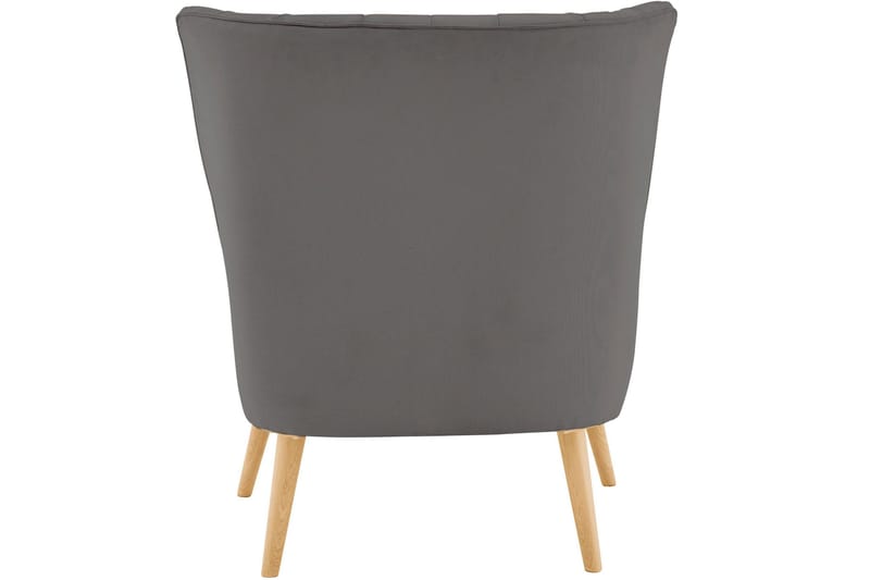 Marilee Loungelenestol med Fotskammel - Stoff/Antrasitt - Møbler - Stoler & lenestoler - Lenestoler